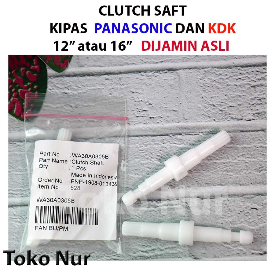 Cluch Saft Kipas Angin Panasonic dan KDK 12 dan 16 inch