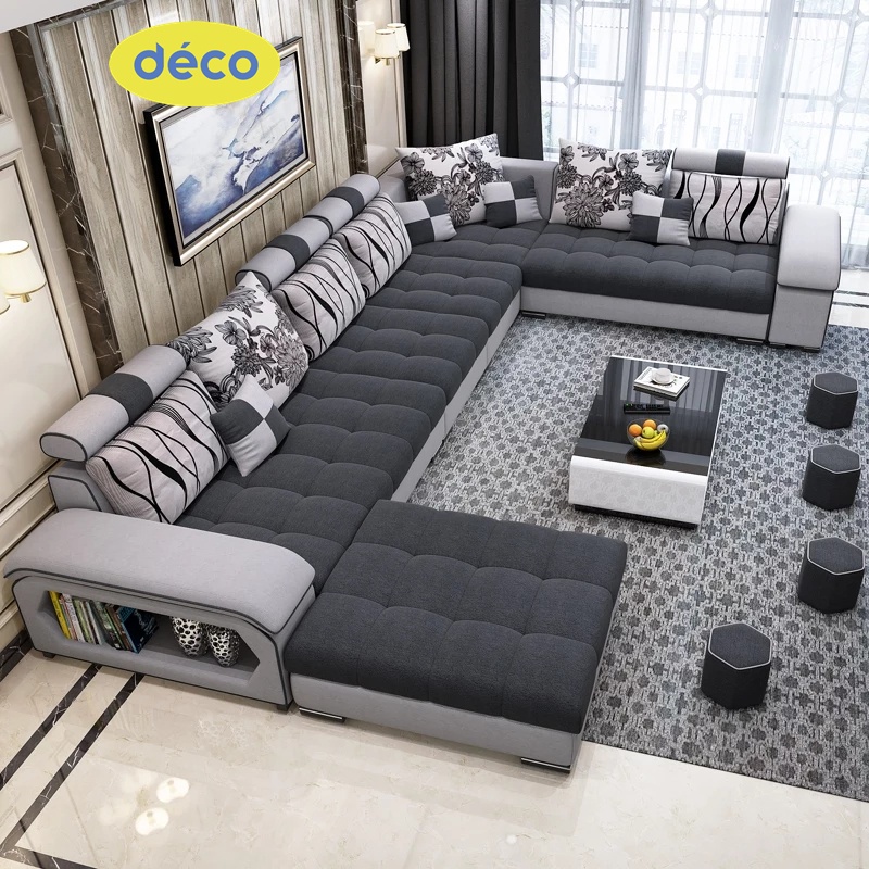 PROMO PUNCAK Sofa Minimalis Ruang Tamu Sofa Tamu U Sudut Kursi Tamu