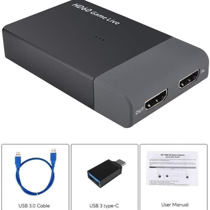 USB 3.0 to HDMI Game Capture Live Streaming with Mic HD60 - EZCAP 261m