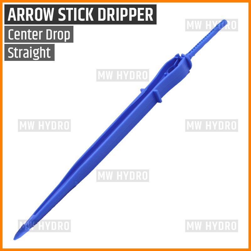 Irrigation Arrow Stick Dripper, Center Drop, Straight