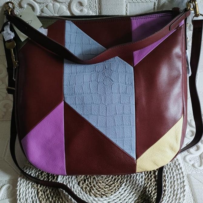TasFOSSIL Jolie hobo patchwork