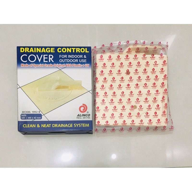 Tutup Bak Kontrol / Drainage Control Cover 30 x 30 ABS Alinco Cream