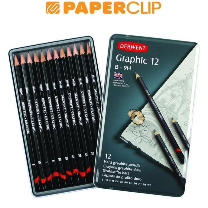 

PENSIL DERWENT SET GRAPHIC TECHNIQUE 12 COLOR 34213DW ---READY---