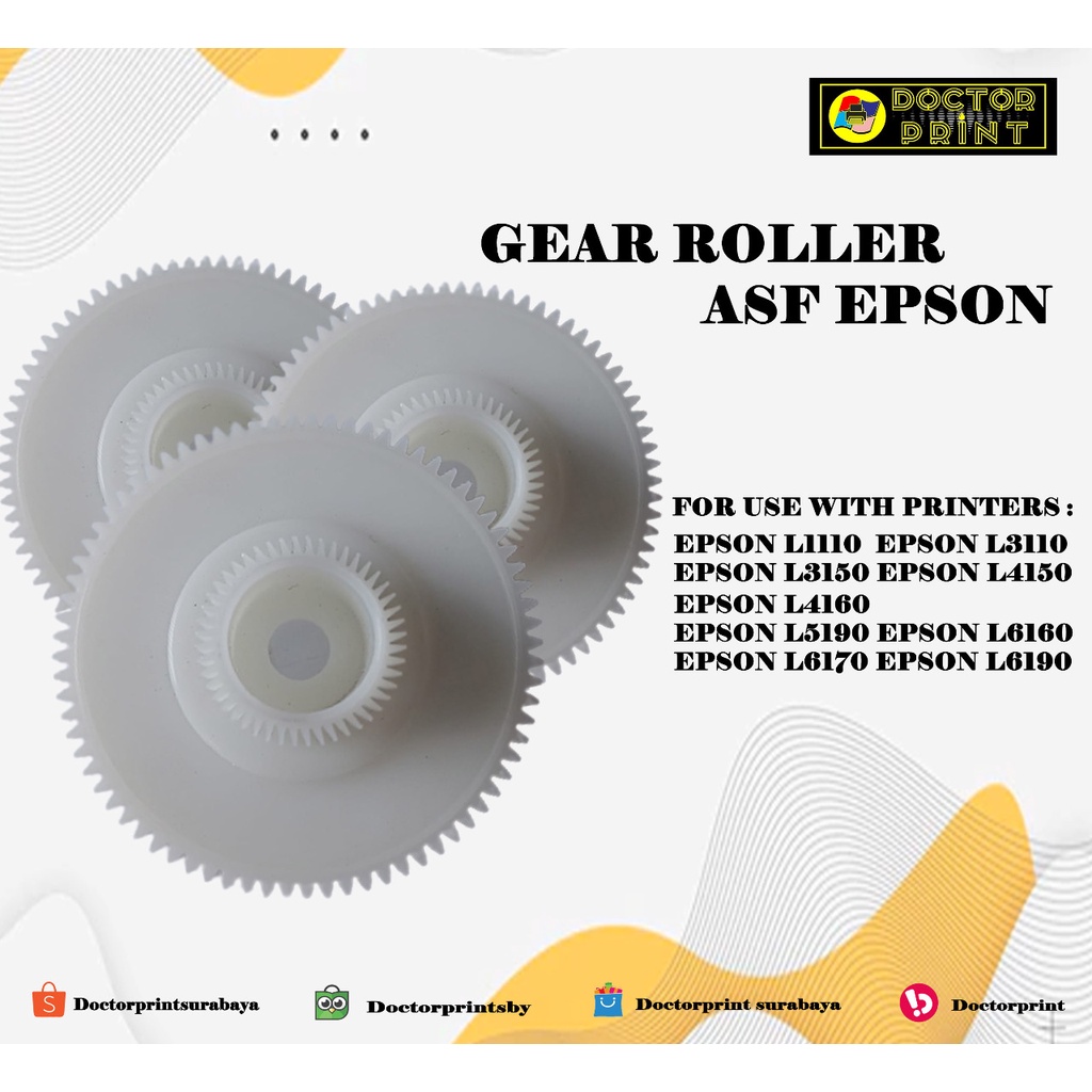 Gear Roller ASF Epson  L1110 L3110 Gir Clucth spur printer EcoTank