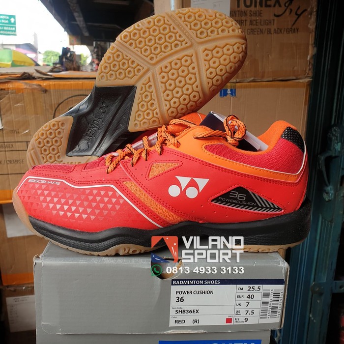 Sepatu Badminton Yonex SHB 36 EX Red
