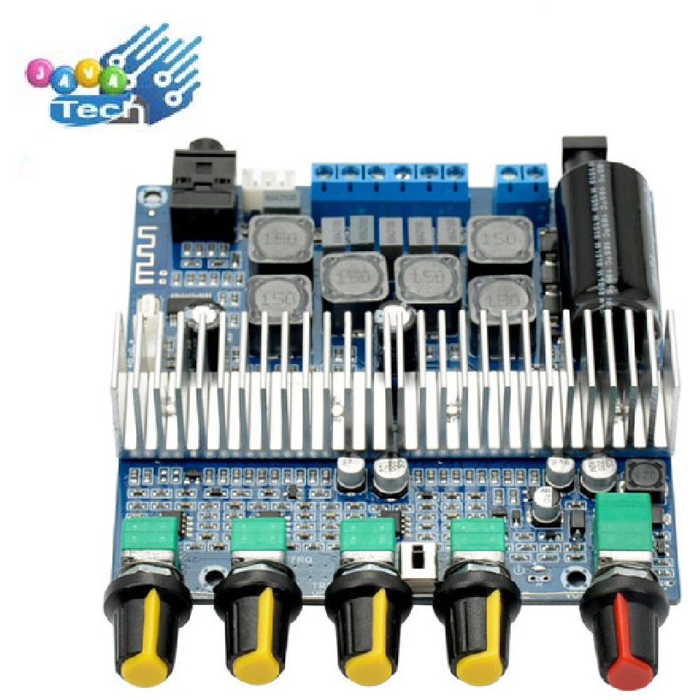 High Power Bluetooth Amplifier TPA3116D2 2.1 Subwoofer Treble Control