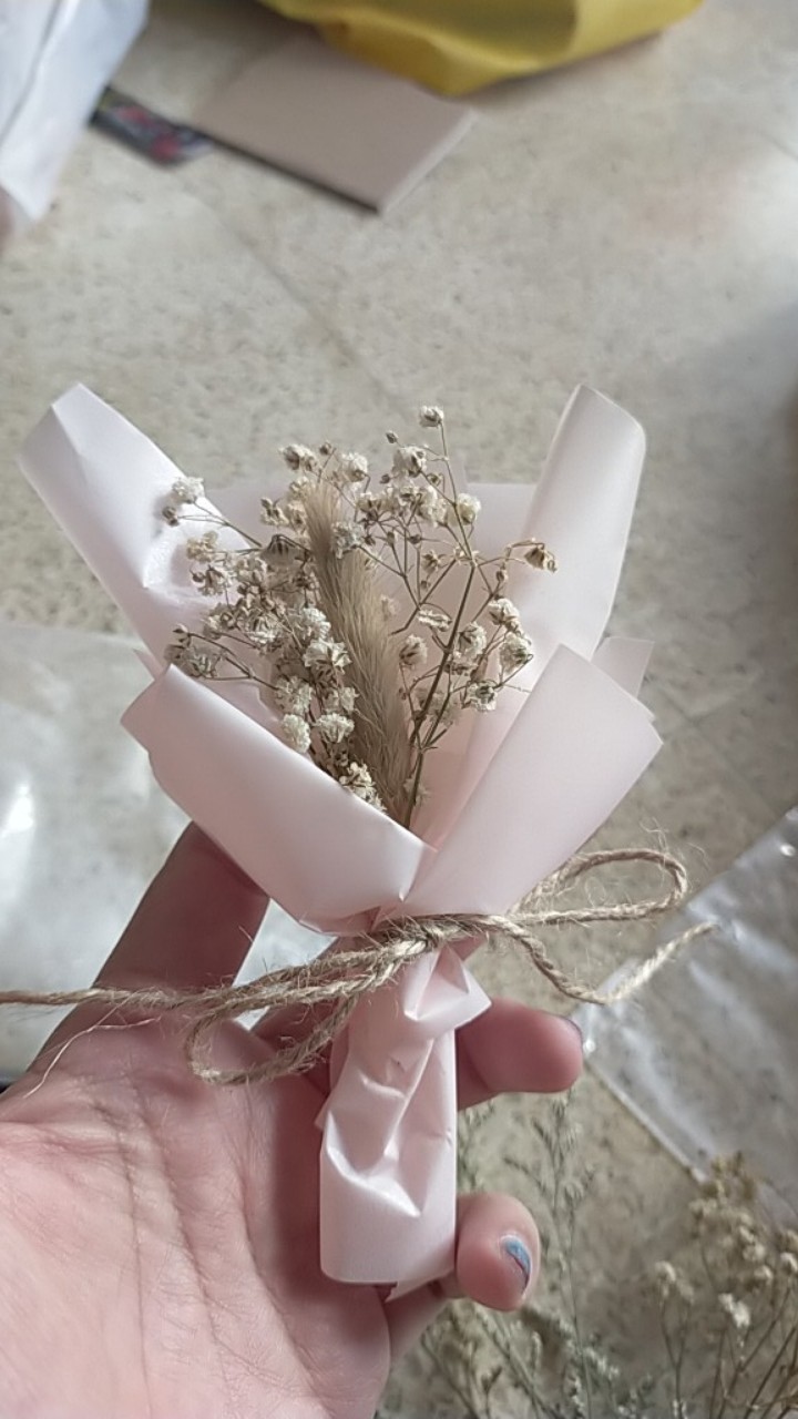 MINI BUKET DRIED FLOWERS BOUQUET  BUKET BUNGA  KERING  BUNGA  