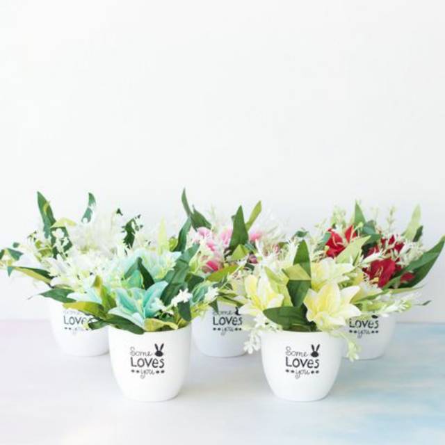 WMS 0B11 BUNGA ARTIFICIAL LILY FLOWER BUNGA LILI BUNGA PALSU