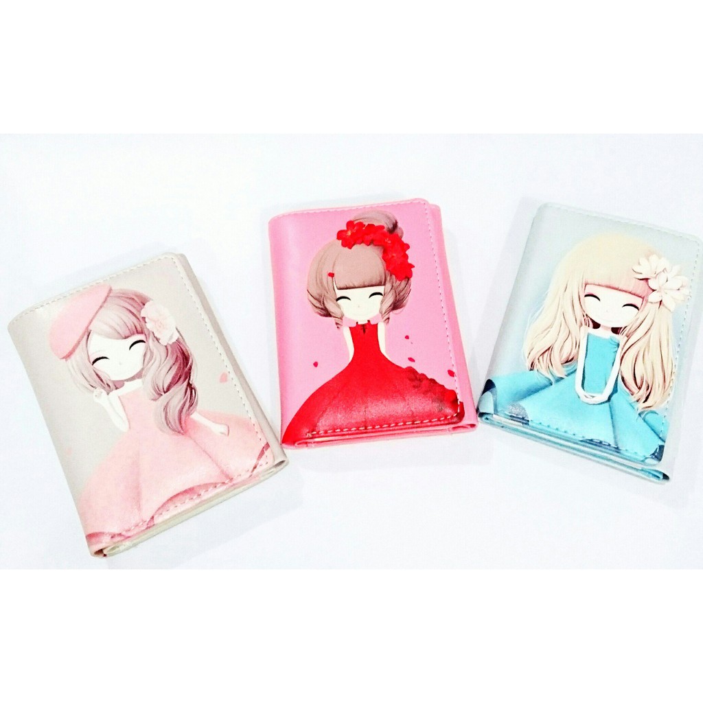 dompet lipat chibi girl