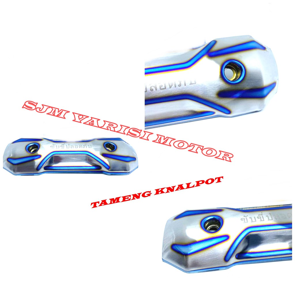 TAMENG KNALPOT BEAT SCOOPY VARIO GENIO SPACY COVER KNALPOT TWOTONE