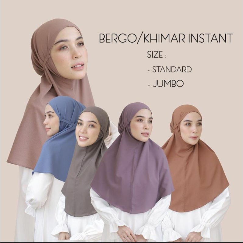 Bergo Tali Diamond | Bergo Maryam | Bergo Tali Jumbo | Hijab Instan Tali Premium | Jilbab Instan Jum