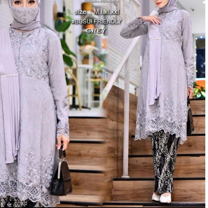 ☜ () SETELAN TUNIK TULLE SELENDANG / TUNIK TULLE SELENDANG / TUNIK TULLE / TUNIK KEBAYA PESTA / ✩