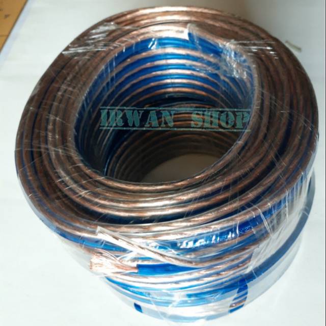 Kabel Transparan 2 x 120 30 Yard Kabel Listrik Audio Transparan 2x120