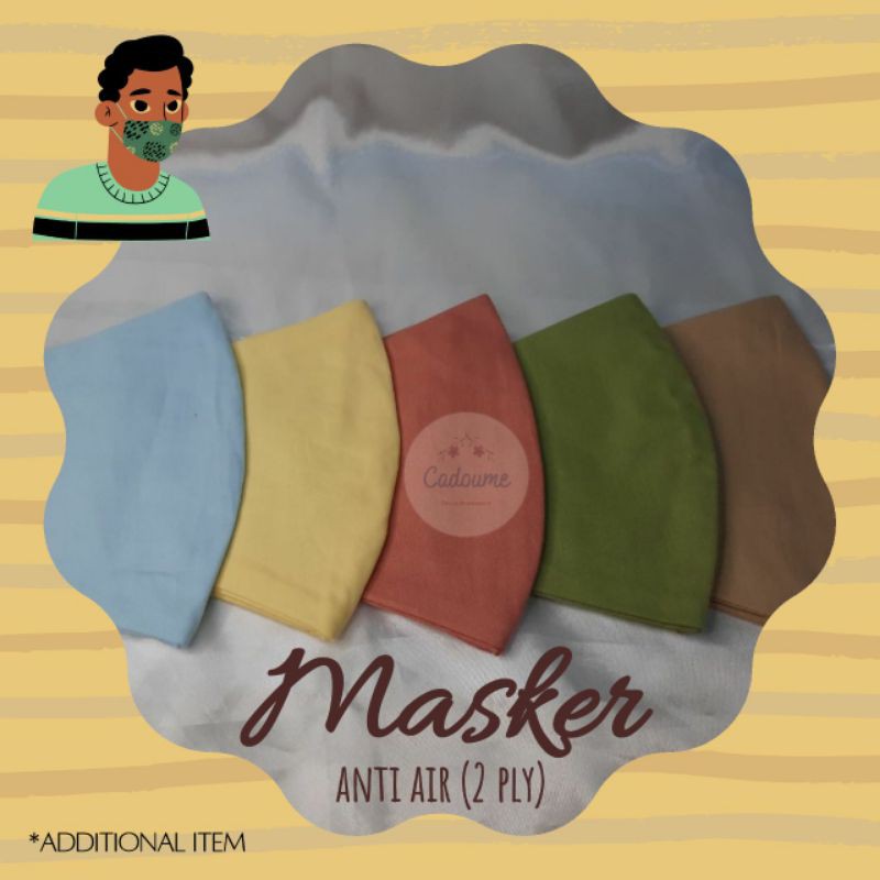 Masker Anti Air + handsanitizer, Additional Item untuk Giftbox