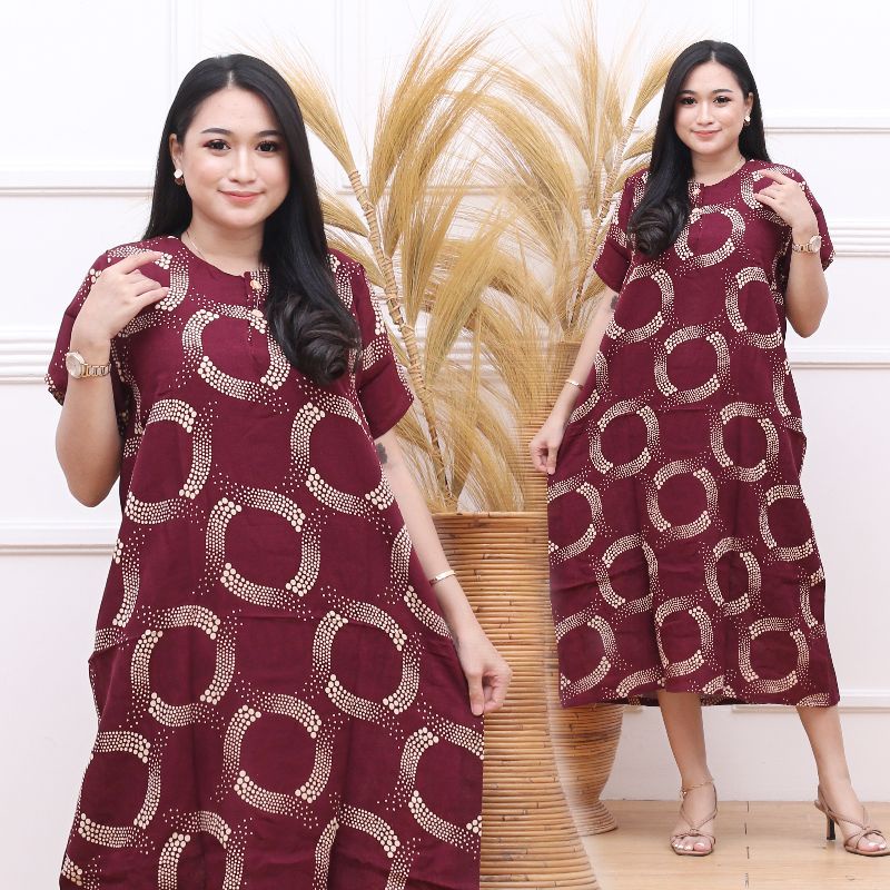 TERBARU | DASTER BUSUI MOTIF KORAN | DASTER KANCING BUSUI |  DASTER KEKINIAN-Busui gelang marun