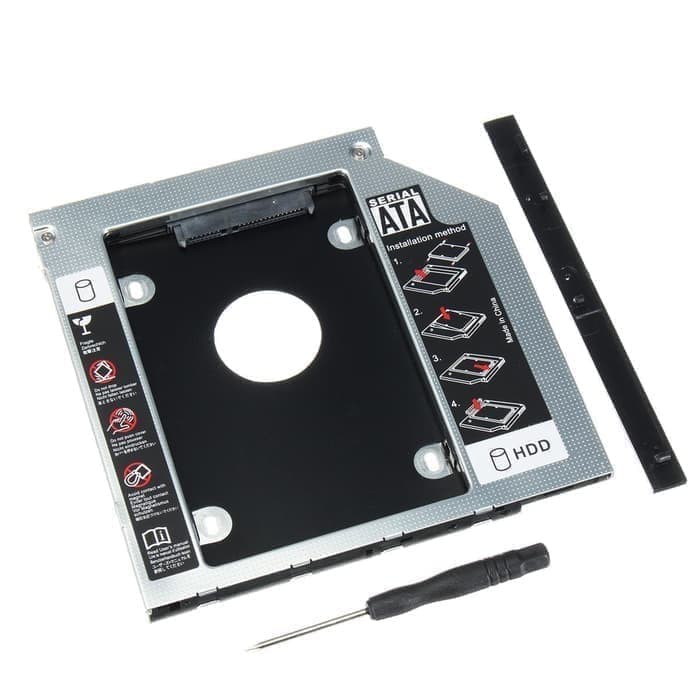 SSD HDD Caddy Slim SATA DVD Slot Hardisk 9.5mm / 12.7mm