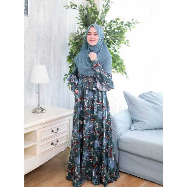 Gamis ARMA Dress seri 2 Forest by Adzkia