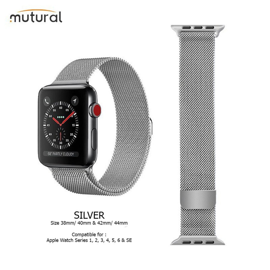 Mutural Luijing Series Milanese Loop Strap for Watch 1-8 &amp; SE