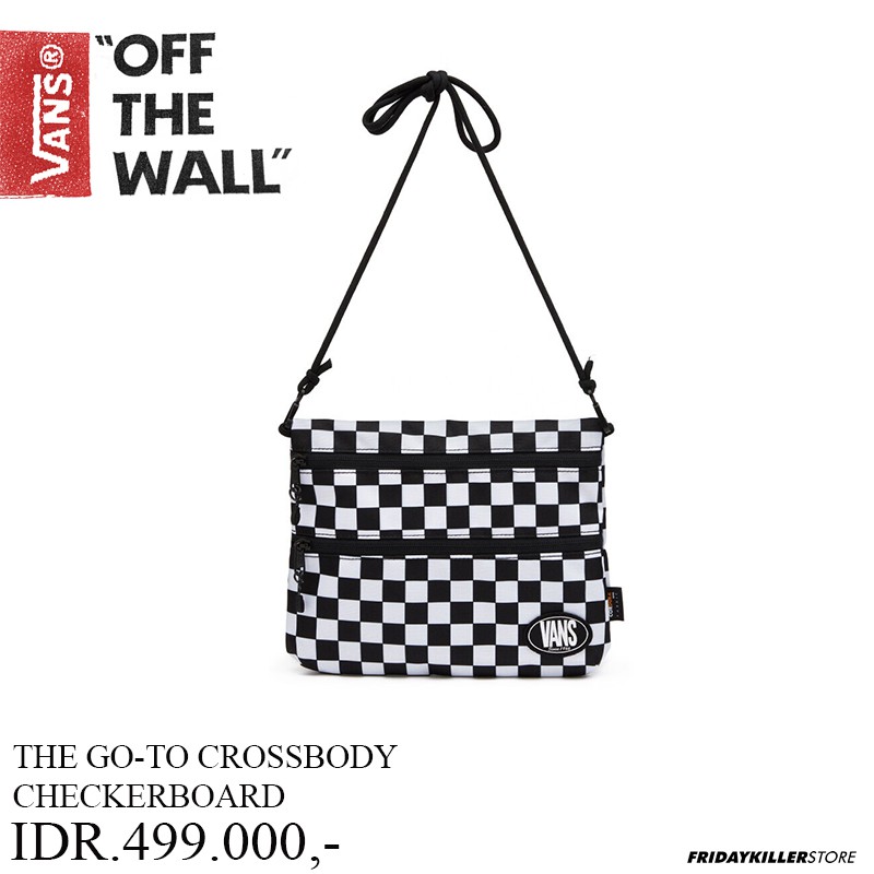 TAS SELEMPANG / SLING BAG VANS OFF THE WALL | THE GO TO CROSSBODY CHECKERBOARD