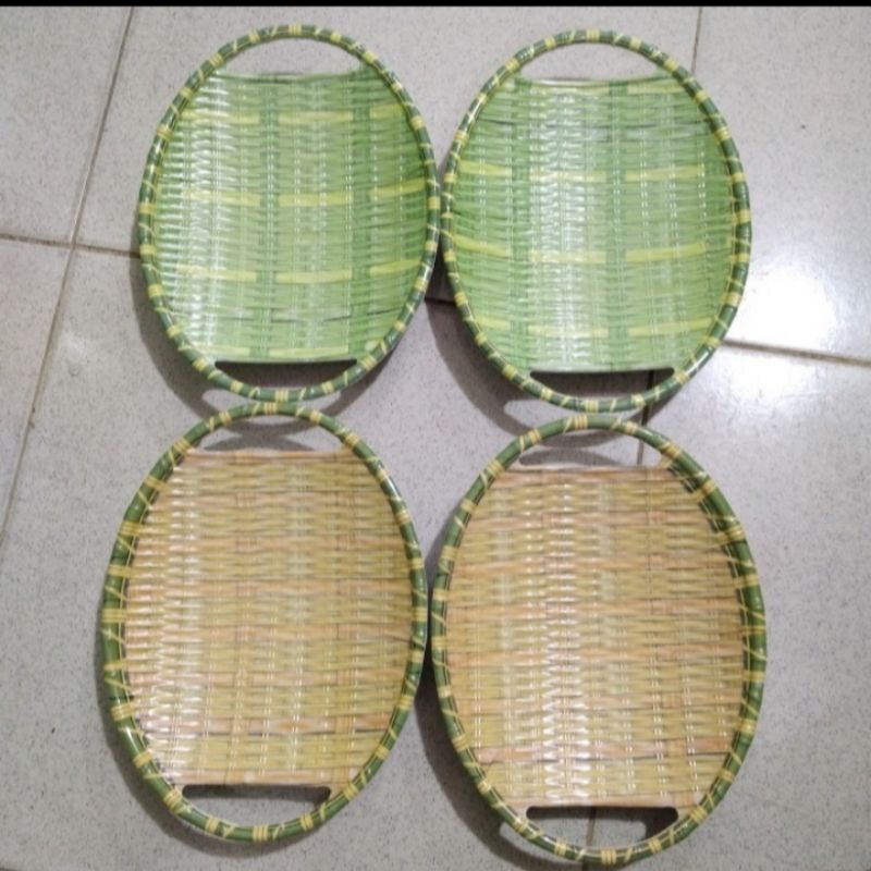 piring melamin motif rotan 26cm