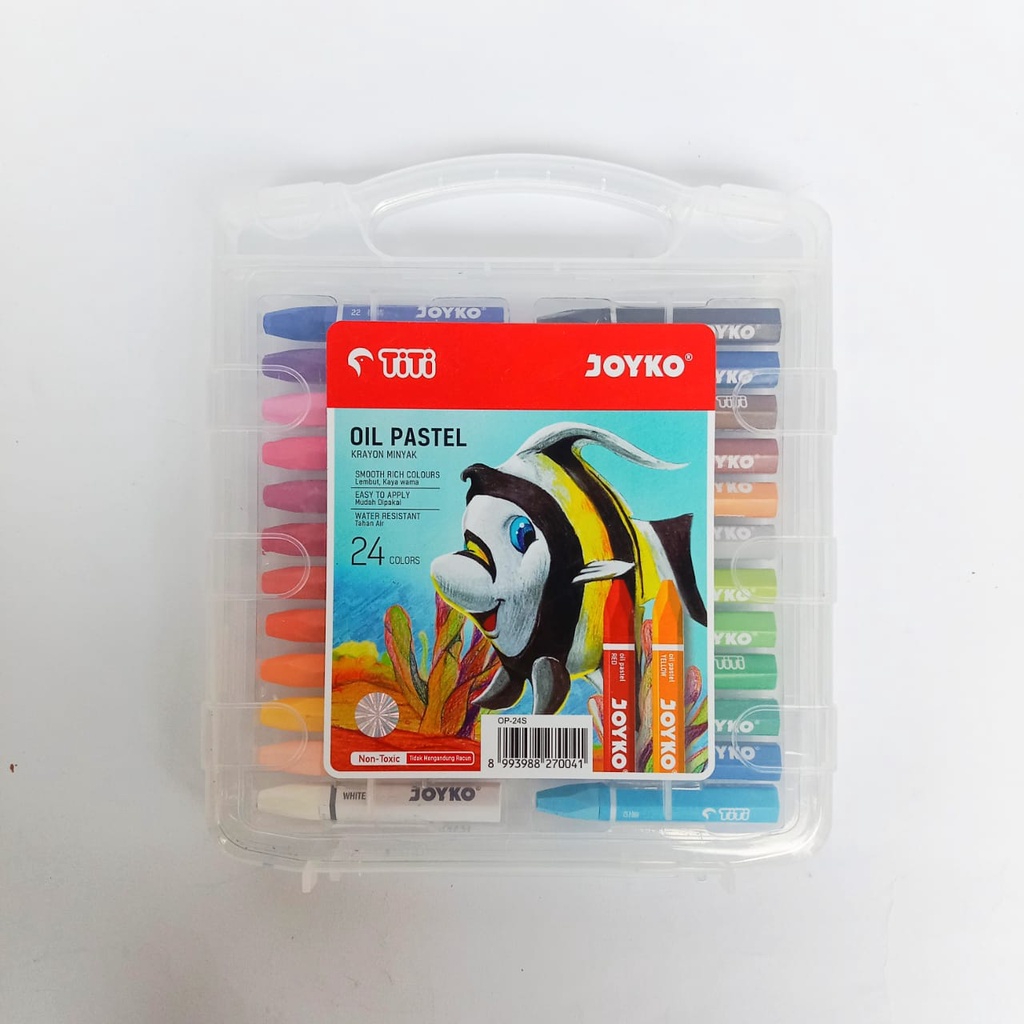 

OIL PASTELS / KRAYON / TITI JOYKO 24 Warna | ALHAZEN_BS