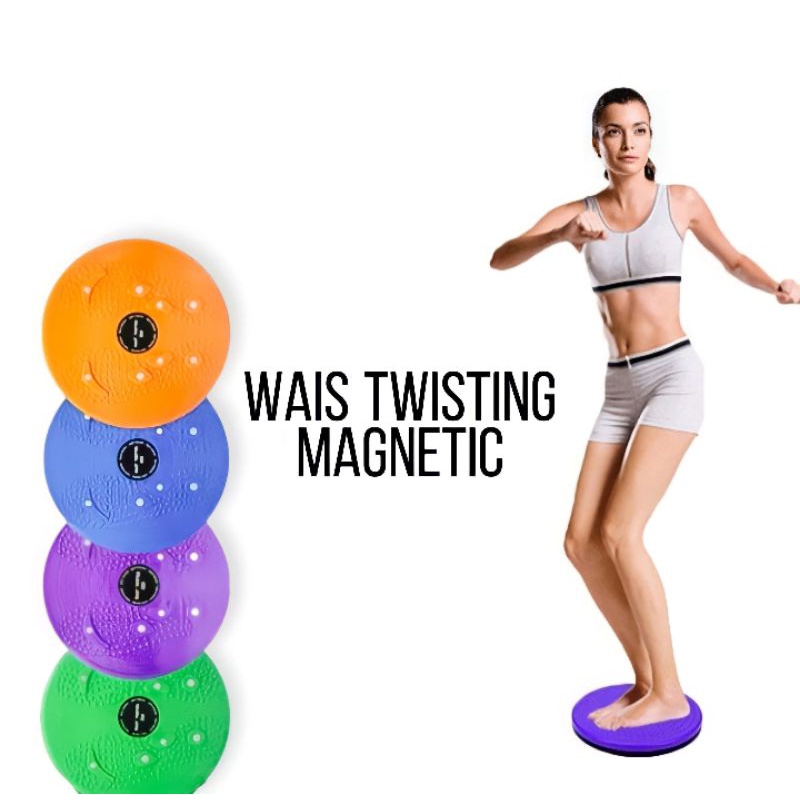 Wais Twisting Alat Olahraga Pelangsing Magnetic / NonMagnet