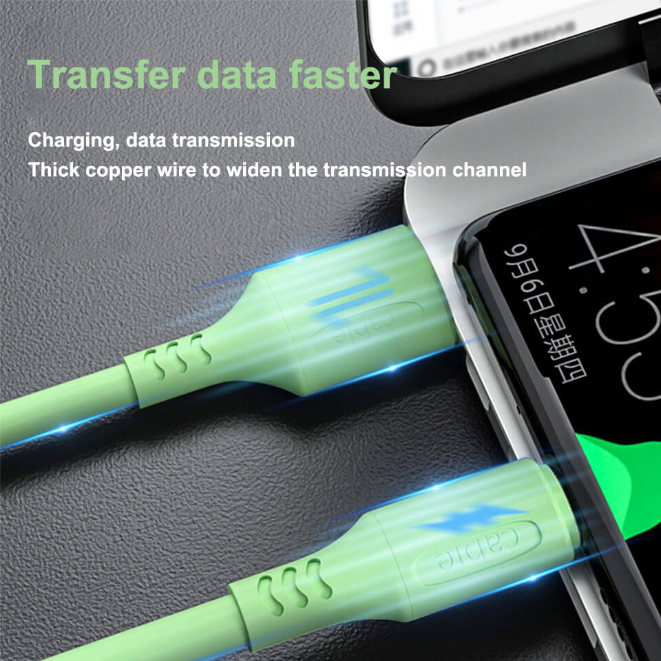 Kabel Data/Charger Micro Usb Tipe C 3a Fast Charging Untuk Ios/Android Dgx