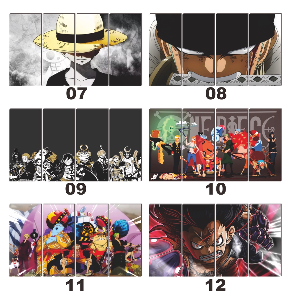 POSTER KAYU  ONE PIECE HIASAN DINDING OP ANIME