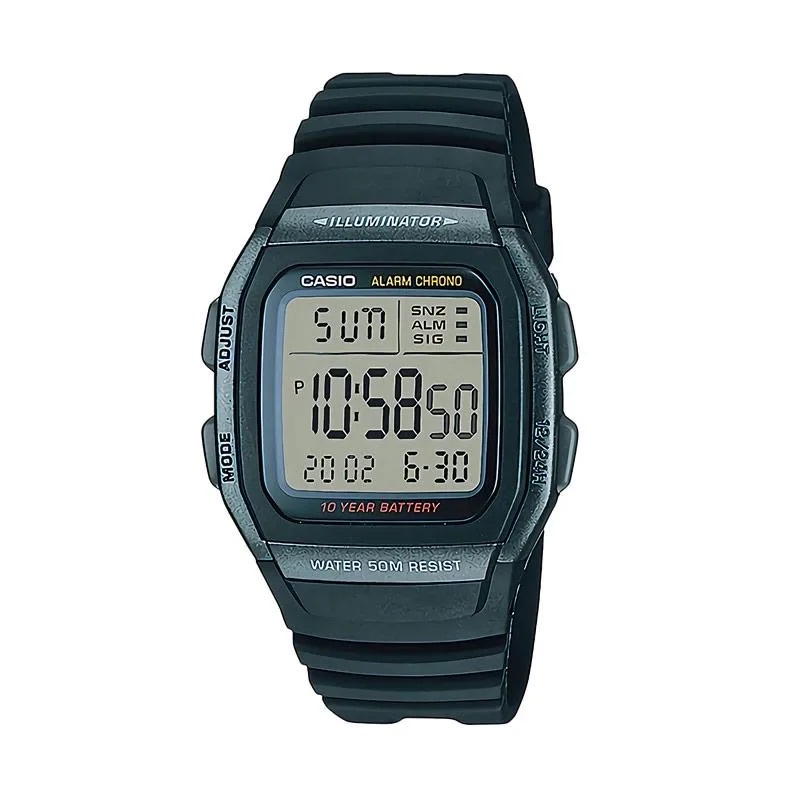 Casio Jam Tangan Pria W-96H-1BVDF/ W-96H Original