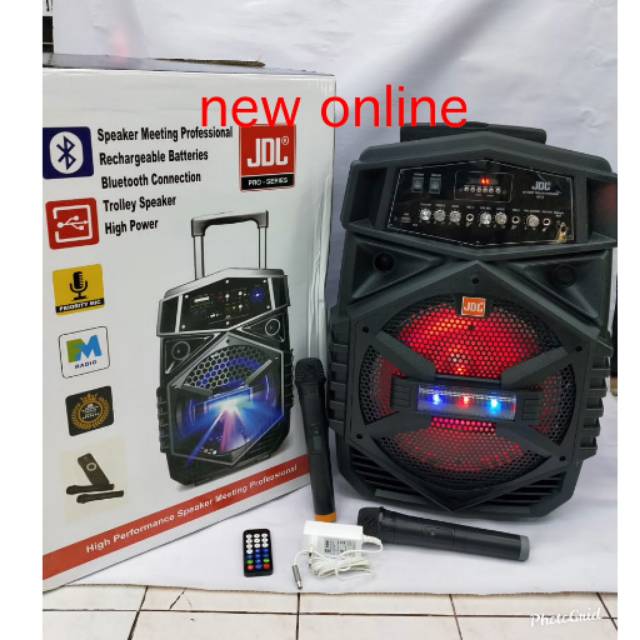 Speaker portable meeting JDL QV 12 bluetooth USB pro series