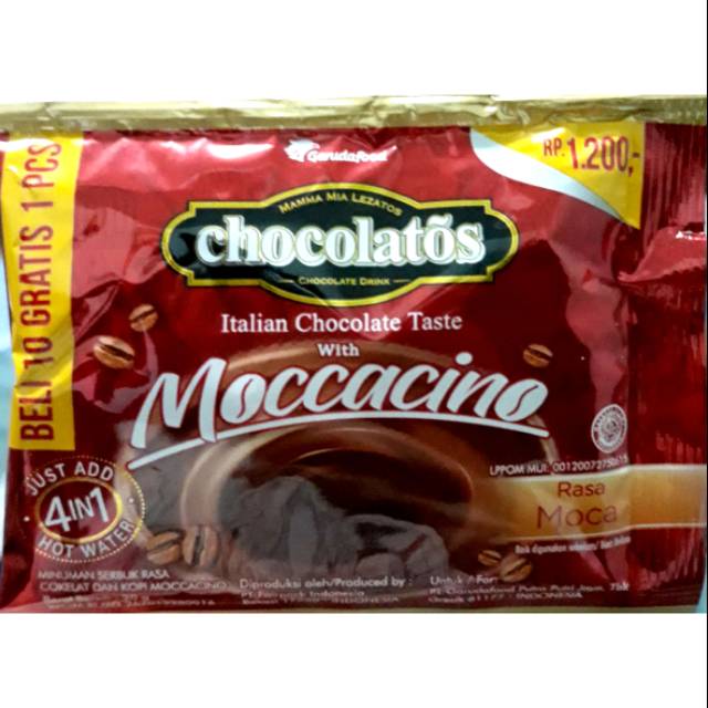 

Chocolatos Moccacino 20gram