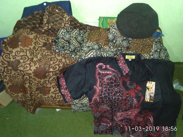 Kemeja Batik Motif Kembang Cengkeh