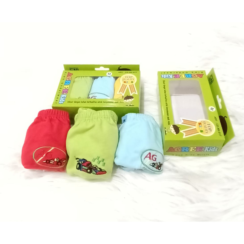 Celana dalam anak laki agree kids art ak- 017  / Celana dalam anak laki motif