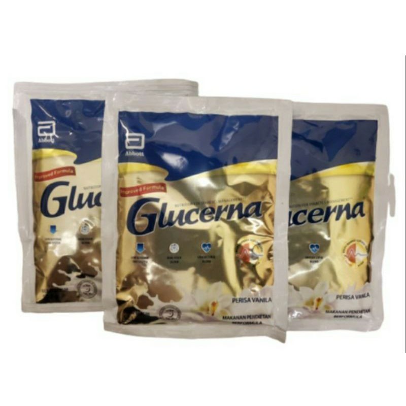

GLUCERNA Susu Bubuk Vanila vanilla Sachet kemasan travelling 56.7g