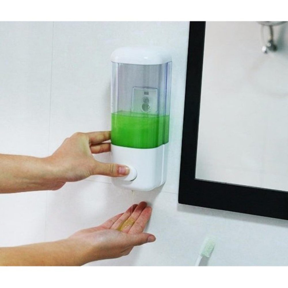 Dispenser Sabun Cair Tempat Sabun Cuci Tangan Hand Soap di Toilet Wastafel Kamar Mandi