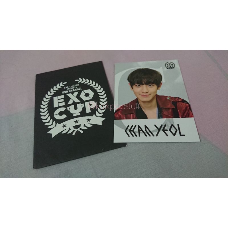 [BOOKED] Photocard Chanyeol Japan EXO Cup a/n Rosetta