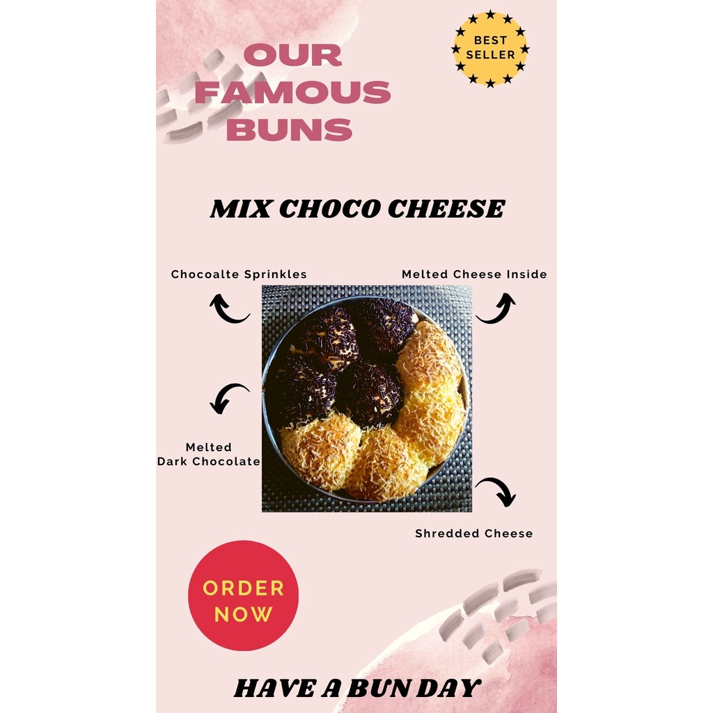 

Mix Choco Cheese Buns