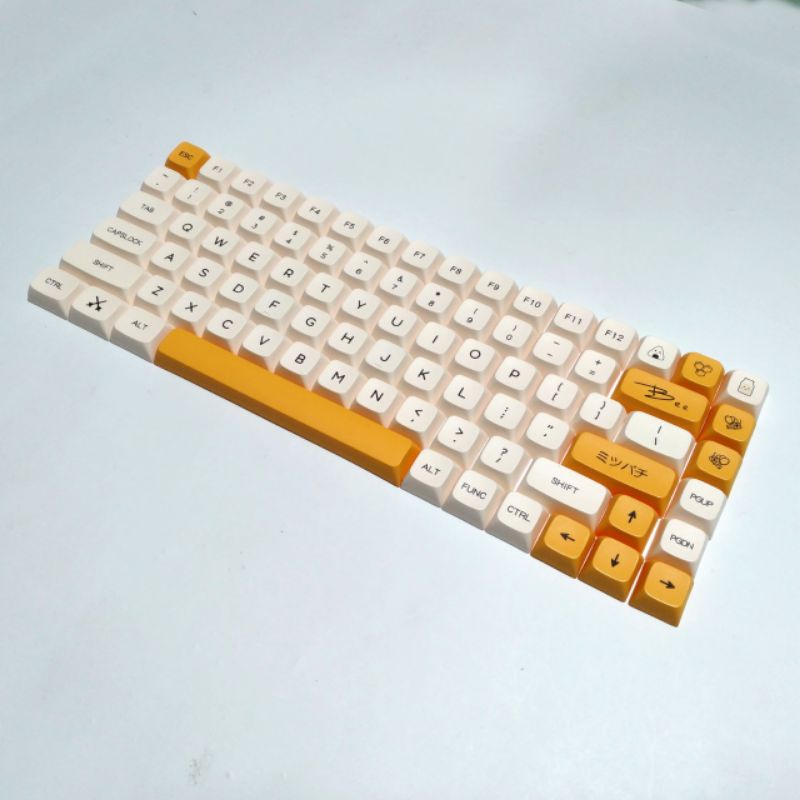 Keycaps keycap keyboard PBT XDA Profile Honey Milk