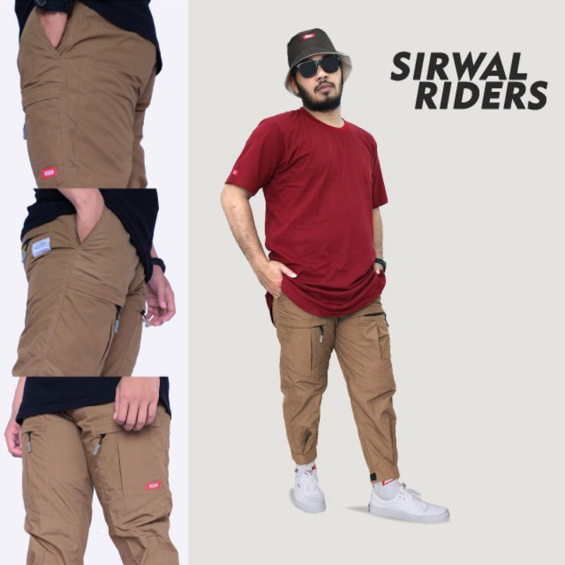 SIRWAL RIDERS / CELANA PANJANG / CELANA CARGO ROSAL / TACTIKAL / CARGO / MUSLIM / LAKI / PANJANG