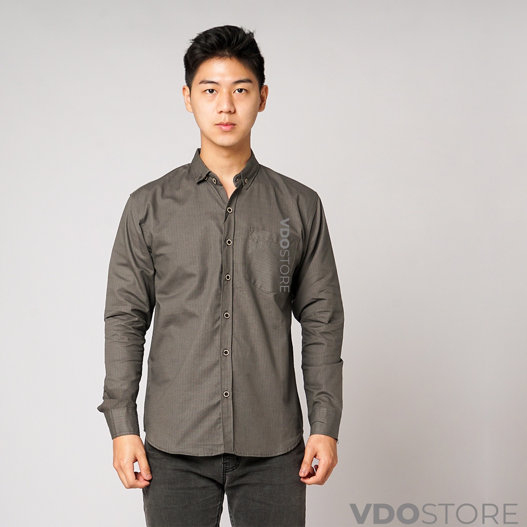 KEMEJA PRIA ABU TUA BASIC LENGAN PANJANG BAJU DEWASA POLOS PREMIUM KEMEJA KERJA TEBAL M L XL MEN SHIRT KEMEJA KANTOR FORMAL SANTAI CASUAL SEMI KASUAL VIRAL MURAH KATUN KUALITAS