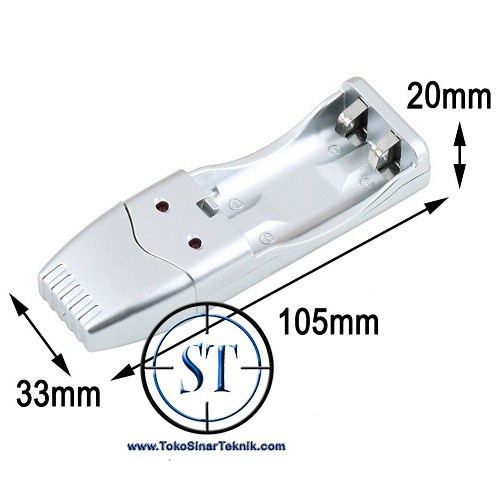 Charger Baterai USB Travel 2 slot for AA/AAA Case Casan Baterai A2 A3 Ni-MH AA AAA Praktis NiMH Rechargeable High Capacity