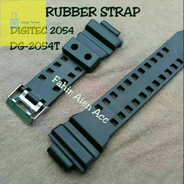 STRAP TALI JAM DIGITEC DG-2054 DG2054T RUBBER STRAP JAM TANGAN DIGITEC DG2054 DG2054T
