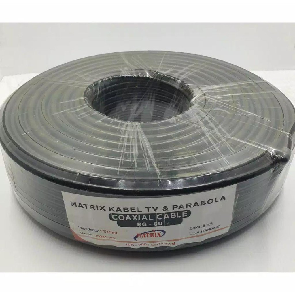 Kabel TV & Parabola  RG6 100m Matrix -