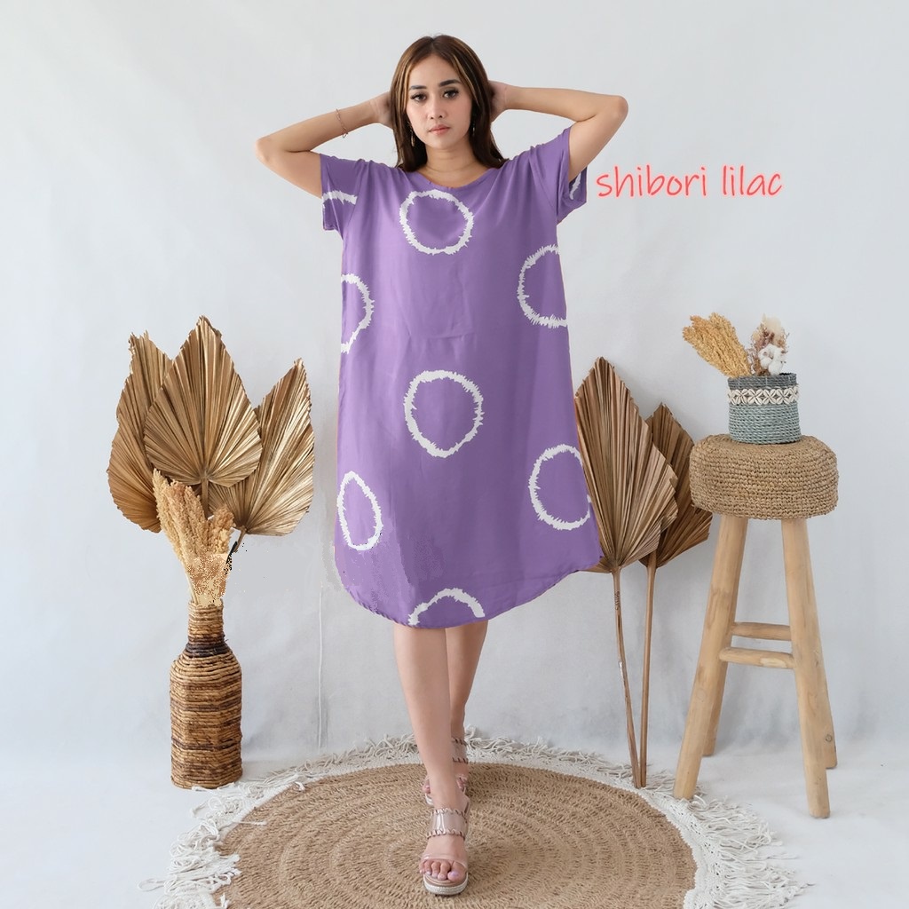 DASTER BALI | DRESS BALI MOTIF TIE DYE SHIBORI