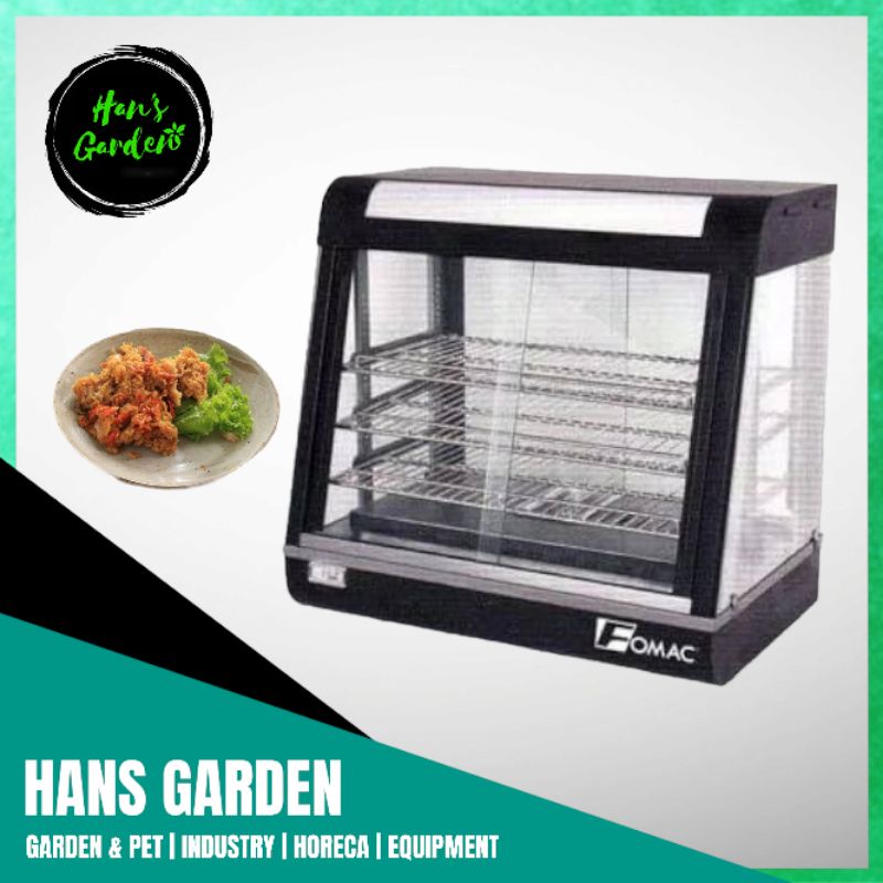 Food warmer FOMAC SHC BW680 showcase display penghangat makanan