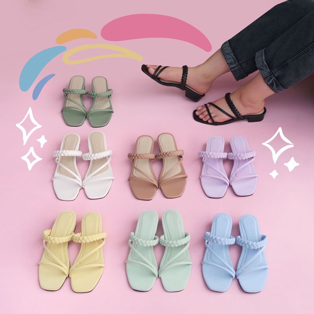 JADE SERIES LOMARI (NEW COLOR) - Sandal Heels Wanita