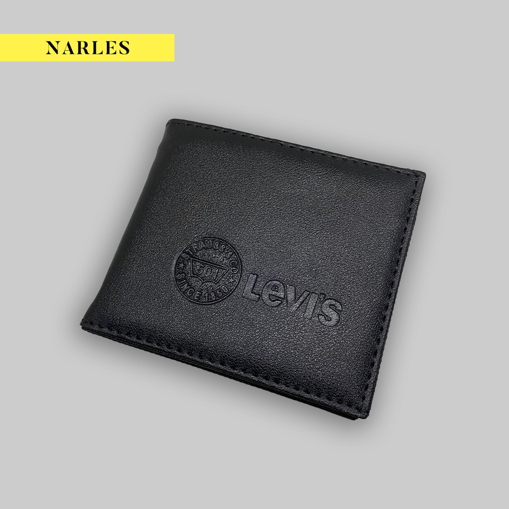 Dompet Kulit Pria Narles - Lipat Dompet Kulit Men Fashion Leather Wallet