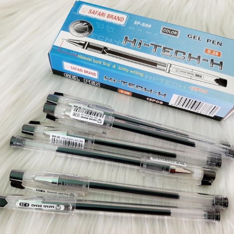 

PALING DICARI Bulpen Hitech-H Safari Pen Gel Bolpoin (1pak = 12pcs) ☣ 880