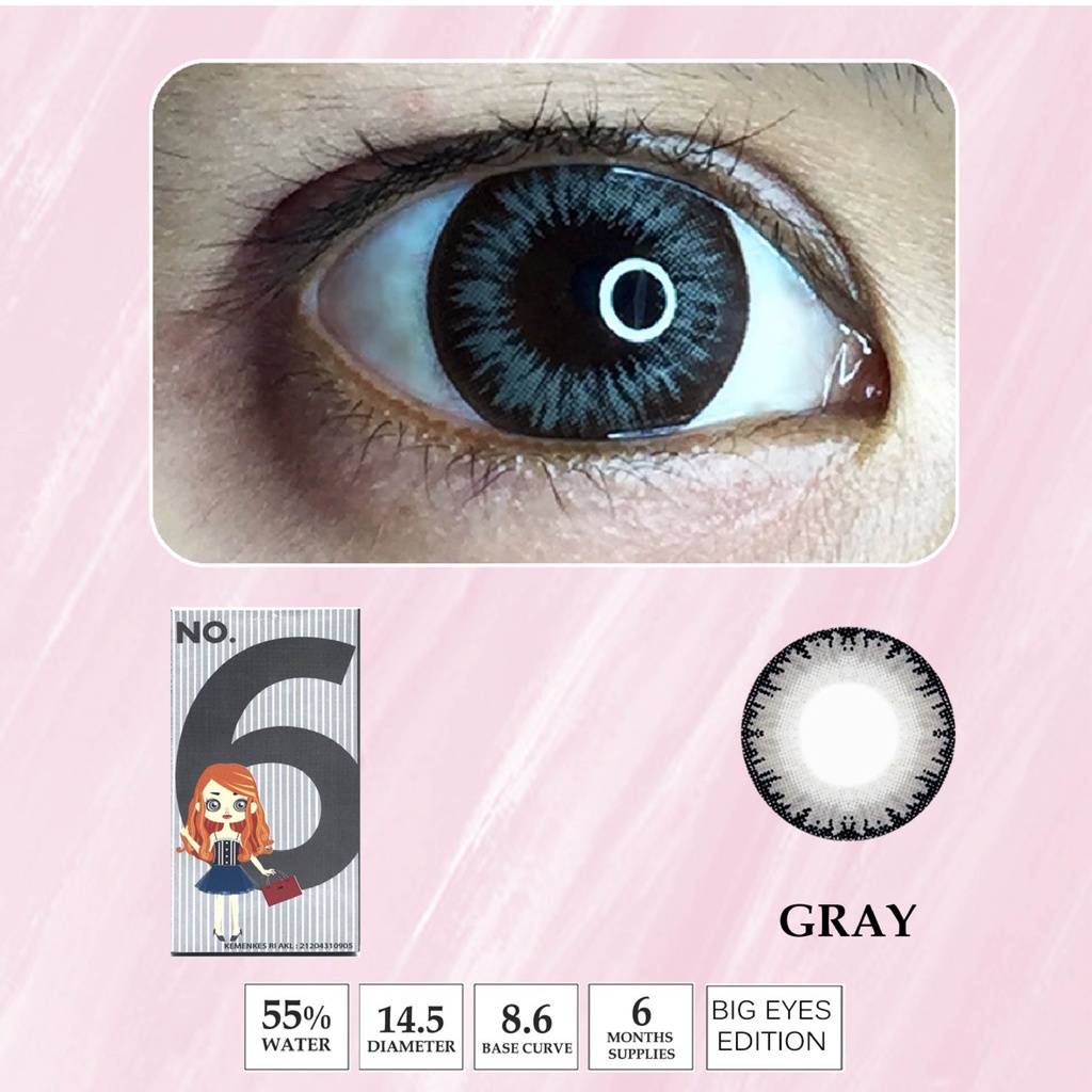 Softlens Minus Alice No 6 lensa warna