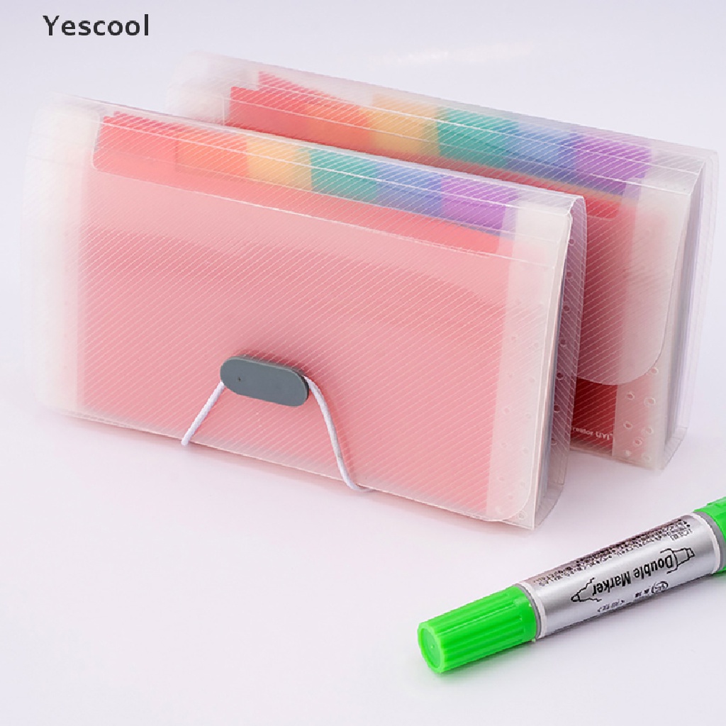 Yescool File Folder Organizer 13 Sekat Ukuran A6 Portable